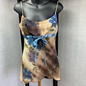 Sheer Brows and Blue Top.  NEVER WORN